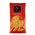 Pasta Gallo Macarron Pluma N.3 250 Gramos