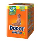 Pa&ntilde;al Dodot B&aacute;sico T3 4-10kg 54un