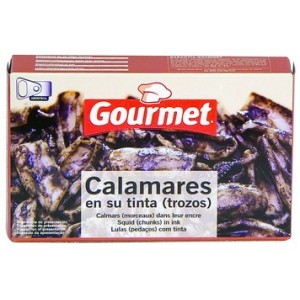 Calamares En Su Tinta Gourmet 72 Gr