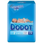 Pañal Dodot Etapas T2 3-6kg 72 Ud