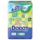 Pa&ntilde;al Dodot Etapas T3 4-10kg 62 Ud