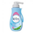 Crema Depilatoria Veet Piel Sensible Con Dosificador 400 Ml
